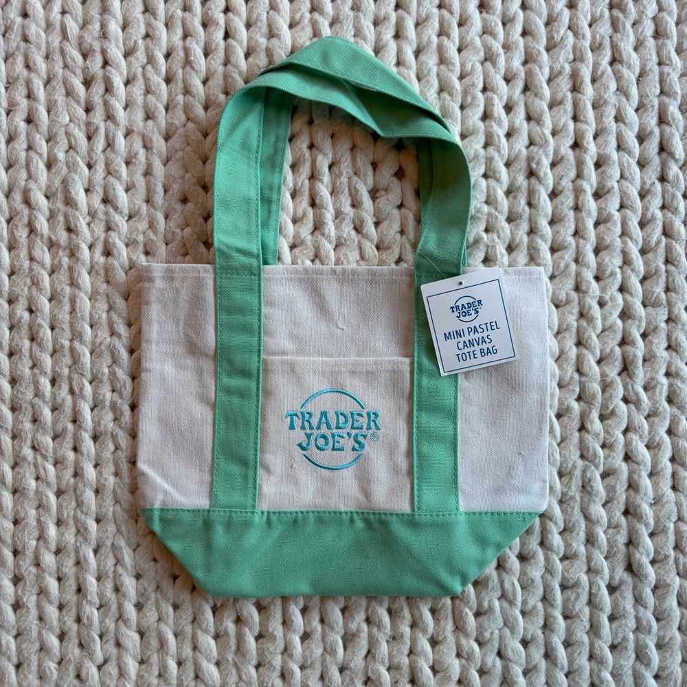 Limited Edition Trader Joe’s Mini Tote Bag.
